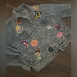 Sailor Moon Jean Jacket Size S